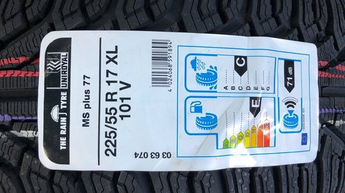 Set anvelope IARNA Uniroyal MS plus 77 (4 buc - Noi), 225/55 R17