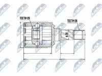 Set articulatie, planetara NTY NPW-VV-007