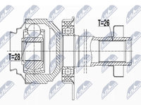 Set articulatie, planetara NTY NPW-VW-051