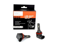 Set Bec H11 cu LED 1860 4800lumen 6000k Voltaj AL-060219-3