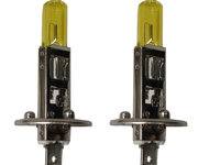 Set bec halogen H1 12V 55W galben AL-TCT-3216