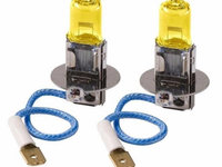 Set Bec Halogen H3 12V 55W Galben TCT-1924