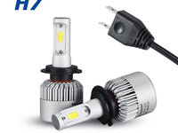 Set bec led H7 Canbus 8000 lumeni/bec 6000k