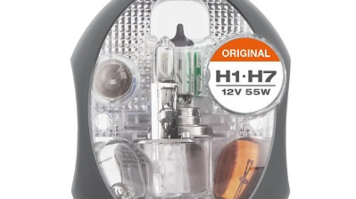 Set becuri auto de rezerva 12v h1/h7 osram 35