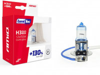 Set becuri cu halogen H3 12V 55W LumiTec LIMITED + 130 DUO BOX