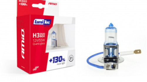 Set becuri cu halogen H3 12V 55W LumiTec LIMI