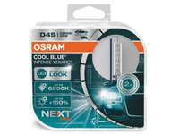 Set becuri D4S OSRAM 66440CBNHCB 12/24V, 35W, COOL BLUE INTENSE (NextGen), cu pana 150% mai multa lumina, P32d-5, Omologare: ECE, pana la 3000 h, Fascicul luminos [lm]:3200, Culoare temperatura [K]:6200,