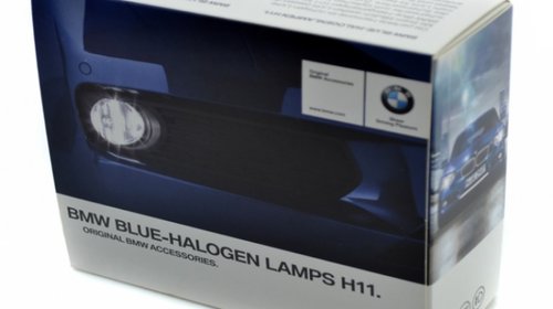 Set Becuri Oe Bmw Blue Halogen Lampa H11 2 Bu