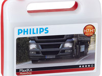 Set Becuri Rezerva Camion Philips H1/H7 24V + Becuri Semnalizare + Sigurante MaxiKit MasterDuty 55561LKMDKM