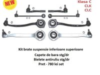 Set brate Mercedes W203 - Pachet suspensie fata