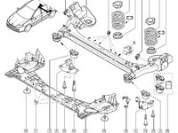 Set bucse punte spate pentru Renault Laguna 3, an 2010-originale in stoc 550446624R