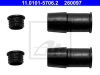 Set bucsi de ghidaj etrier frana 11 0101-5706 2 ATE pentru Vw Eurovan Vw Kombi Vw Transporter Vw Multivan Vw Sharan Seat Alhambra Bmw X5 Vw Touareg Bmw Seria 7 Bmw Seria 5 Bmw Seria 6 Mercedes-benz M-class Mercedes-benz R-class