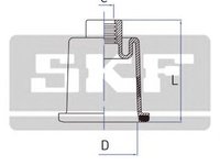 Set burduf directie Citroen XANTIA Break X2 SKF VKJP2134