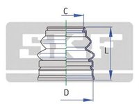 Set burduf directie MERCEDES-BENZ C-CLASS W202 SKF VKJP2188