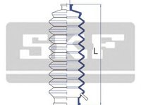 Set burduf directie NISSAN X-TRAIL T31 SKF VKJP2113