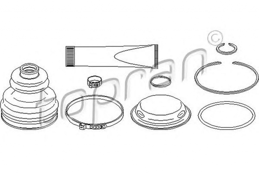 Set burduf planetara AUDI A4 8EC B7 TOPRAN 111640