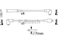 Set cablaj aprindere 0 986 356 702 BOSCH pentru Nissan March Nissan Micra Nissan Cherry Nissan Pulsar Nissan 310 Nissan Sentra Nissan Sunny Nissan Tsuru Nissan Hikari Nissan Liberty Nissan Multi Nissan Prairie