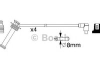 Set cablaj aprindere 0 986 357 208 BOSCH pentru Ford C-max Ford Grand Ford Fiesta Ford Courier Ford Mondeo Ford Puma Ford Focus Ford Ikon Ford Fusion Mazda 2 Mazda Demio Volvo S40 Volvo C30 Ford B-max