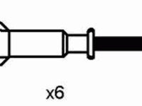 Set cablaj aprindere 0932 NGK pentru Vw Passat Vw Corrado Vw Sharan