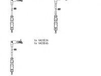 Set cablaj aprindere 221E200 BREMI pentru Audi A4 Vw Passat