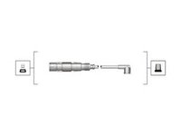 Set cablaj aprindere 4 circuite AUDI A4 B5 Limuzina (8D2) (An fabricatie 11.1994 - 10.2000, 100 CP, Benzina) - Cod intern: W20155899 - LIVRARE DIN STOC in 24 ore!!!