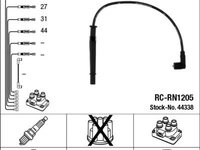 Set cablaj aprindere 44338 NGK pentru Renault Twingo Renault Modus Renault Clio