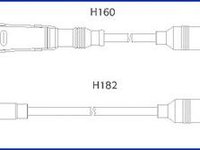 Set cablaj aprindere AUDI 100 limuzina (4A, C4), AUDI 4000 (89, 89Q, 8A, B3), AUDI 100 Avant (4A, C4) - HCO 134717