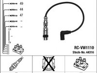 Set cablaj aprindere AUDI A1 (8X1, 8XF) - OEM - NGK: RC-VW1110 - Cod intern: W02287830 - LIVRARE DIN STOC in 24 ore!!!