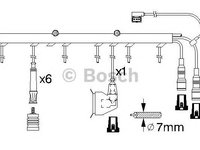 Set cablaj aprindere BMW 3 Cabriolet (E30) - OEM - BOSCH: 0986356323|0 986 356 323 - Cod intern: W02644713 - LIVRARE DIN STOC in 24 ore!!!