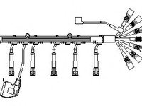 Set cablaj aprindere BMW 3 Touring (E30) (1987 - 1994) BREMI 538/100