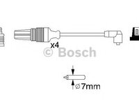 Set cablaj aprindere CITROEN XSARA (N1) (1997 - 2005) BOSCH 0 986 356 830 piesa NOUA