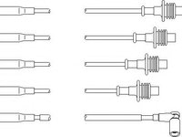 Set cablaj aprindere Citroen ZX (N2), PEUGEOT 205 Mk II (20A/C) - TOPRAN 721 502