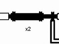 Set cablaj aprindere FIAT 126 - OEM-NGK: 689|RC-FT442 - W02605844 - LIVRARE DIN STOC in 24 ore!!!