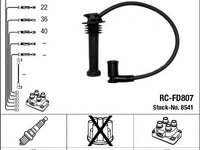 Set cablaj aprindere FORD FIESTA Mk IV (JA_, JB_) - OEM - NGK: RC-FD807 - Cod intern: W02180155 - LIVRARE DIN STOC in 24 ore!!!