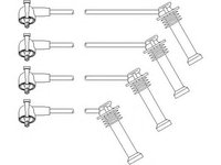 Set cablaj aprindere FORD MONDEO (GBP), FORD MONDEO combi (BNP), FORD ESCORT Mk V (GAL) - TOPRAN 300 703