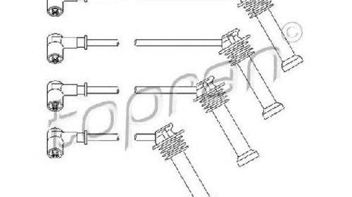 Set cablaj aprindere FORD MONDEO III COMBI ( 