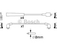 Set cablaj aprindere FORD TRANSIT bus (T_ _), FORD TRANSIT Van (T_ _), FORD TRANSIT Van (E_ _) - BOSCH 0 986 357 129