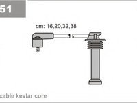 Set cablaj aprindere FU51 JANMOR pentru Ford Focus Ford Puma Ford Fiesta Ford Ikon Ford Fusion Mazda 2 Mazda Demio Volvo S40 Volvo V50 Volvo C30 Ford Mondeo Ford C-max