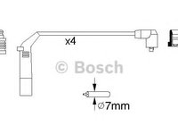 Set cablaj aprindere HYUNDAI ACCENT II limuzina (LC) (1999 - 2016) Bosch 0 986 356 898