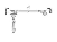 Set cablaj aprindere HYUNDAI i10 (PA), HYUNDAI i20 (PB, PBT) - HCO 134118