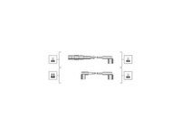 Set cablaj aprindere Mercedes G-CLASS (W460) 1979-1993 #2 7155