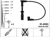 Set cablaj aprindere NGK 8597