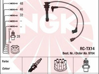 Set cablaj aprindere NGK 9704