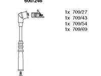 Set cablaj aprindere NISSAN MISTRAL II (R20), FORD MAVERICK (UDS, UNS), NISSAN NAVARA pick-up (D21) - BREMI 600/246