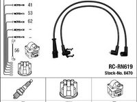 Set cablaj aprindere RENAULT ESPACE Mk II (J/S63_) - OEM - NGK: RC-RN619 - Cod intern: W02287824 - LIVRARE DIN STOC in 24 ore!!!