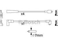 Set cablaj aprindere RENAULT TWINGO I - OEM: 0 986 356 798 - W02645065 - LIVRARE DIN STOC in 24 ore!!!