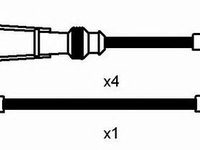 Set cablaj aprindere SEAT AROSA (6H) - OEM - NGK: RC-ST902 - Cod intern: W02180180 - LIVRARE DIN STOC in 24 ore!!!