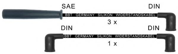 Set cablaj aprindere SUZUKI SWIFT Mk II hatchback (EA, MA), SUZUKI ALTO Mk II (EC), SUZUKI SWIFT (AA) - BBT ZK1635