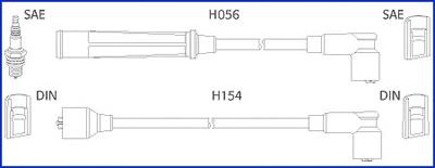 Set cablaj aprindere SUZUKI SWIFT Mk II hatchback (EA, MA), SUZUKI SIERRA autoturism de teren, deschis, SUZUKI CULTUS II limuzina (AH, AJ) - HCO 1343