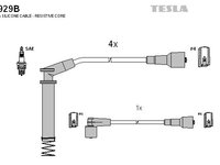 Set cablaj aprindere TESLA T929B